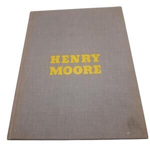 1946 Henry Moore MOMA sculptor book + article mid century Modernist art vintage